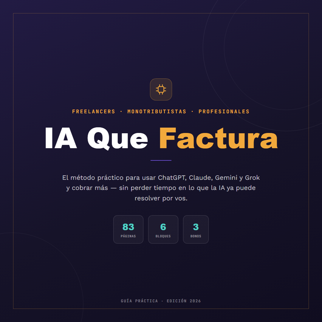 IA Que Factura — ebook portada