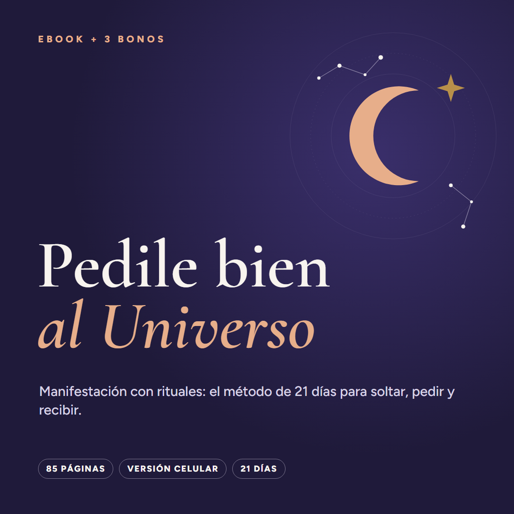 Pedile Bien al Universo — ebook de manifestación con rituales