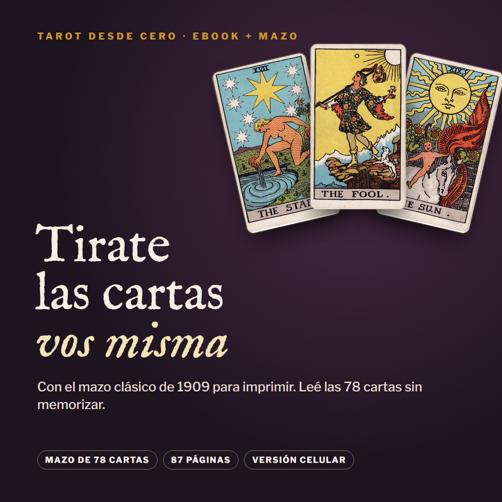 Tarot para Tirarte las Cartas Vos Misma — portada