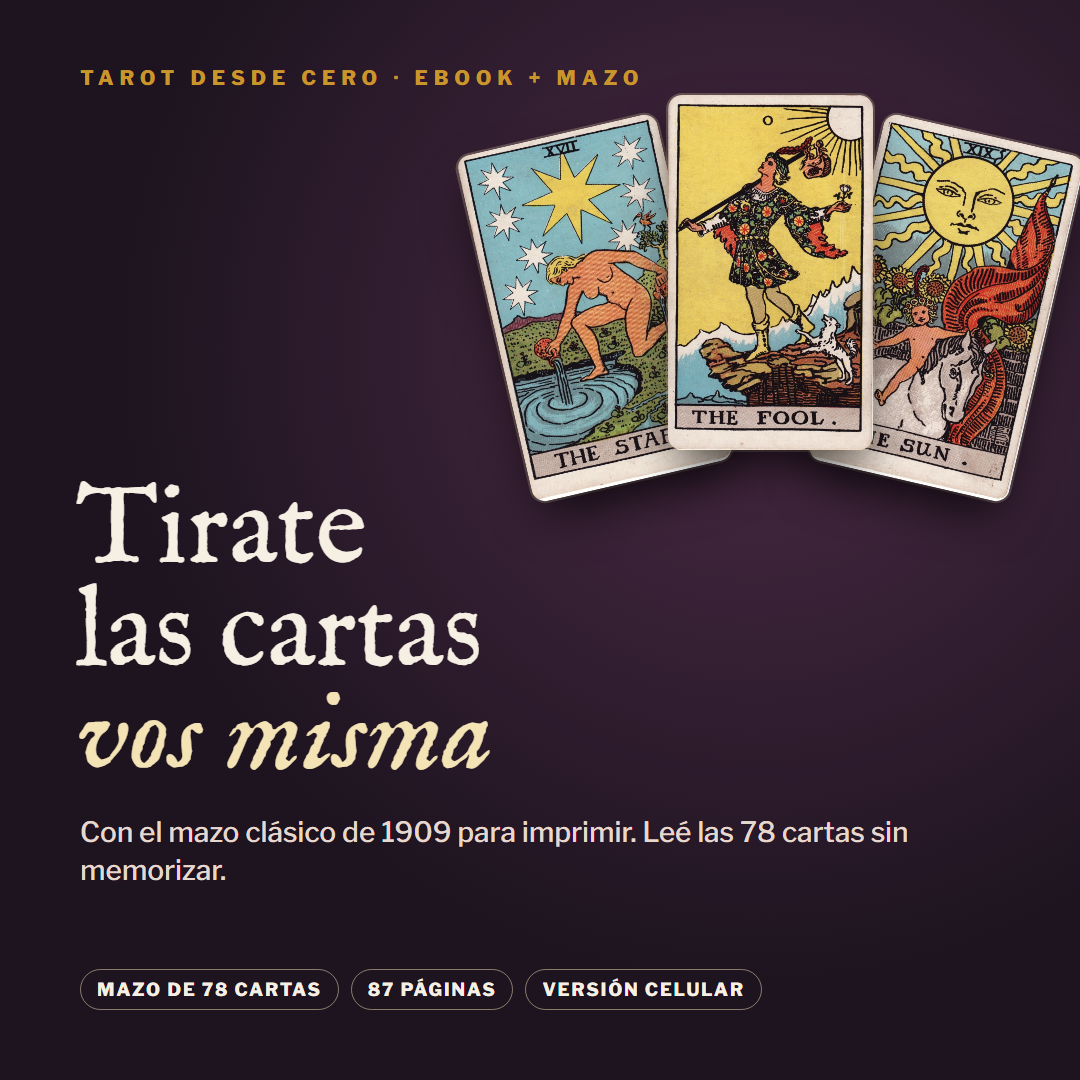 Tarot para Tirarte las Cartas Vos Misma — portada