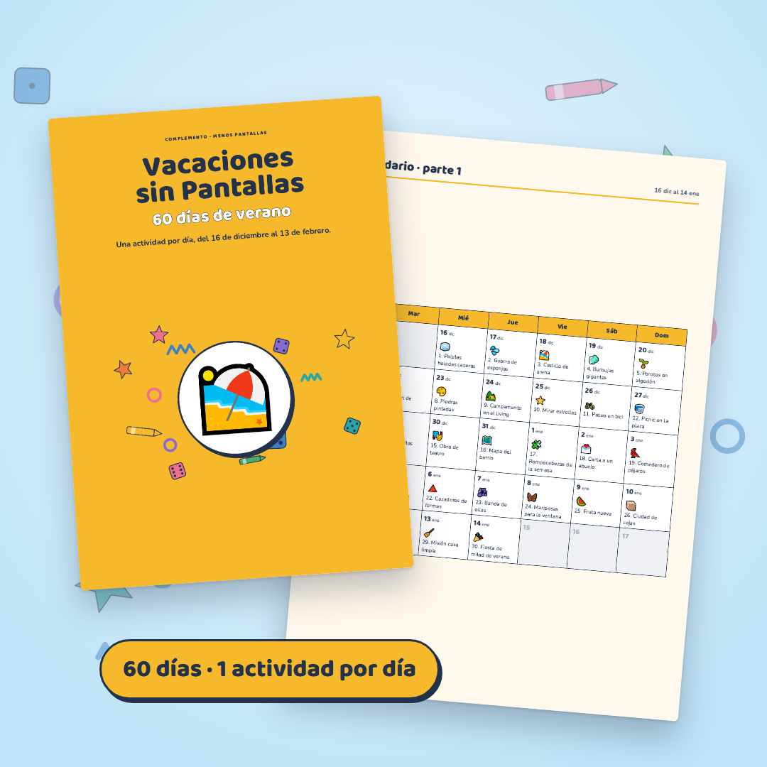 Vacaciones sin Pantallas: 60 días